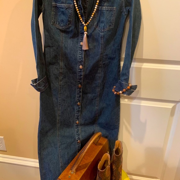 D’ Mode Classix denim dress - Picture 1 of 4